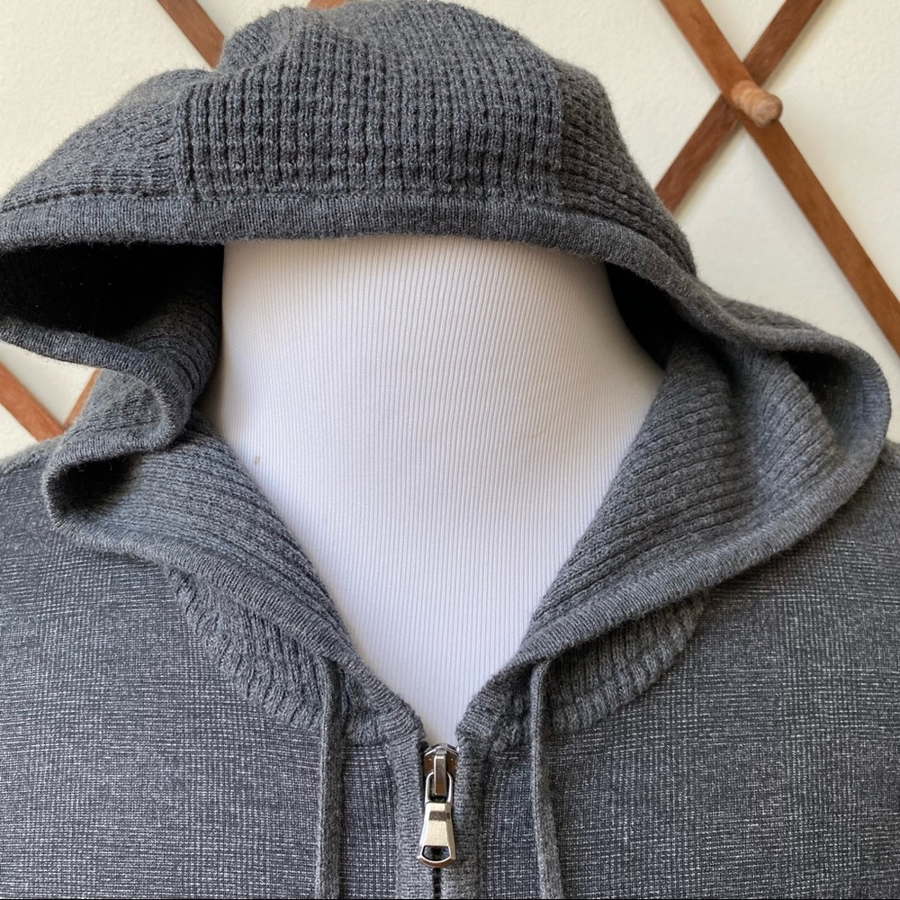 NWT Zachary Prell Cotton Cashmere Zip Hoodie - Picture 3 of 16